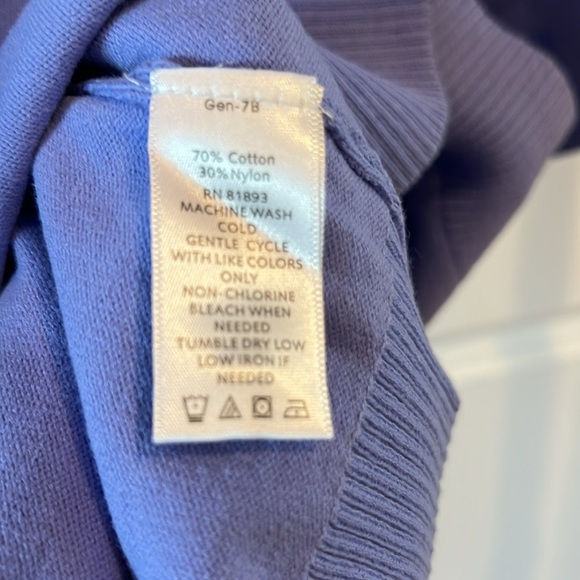 D & Co. Essentials Lilac Women’s Cardigan NWOT - Picture 3 of 6